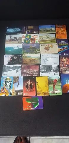 Lote antigo de cartões telefônicos.  - Foto 2