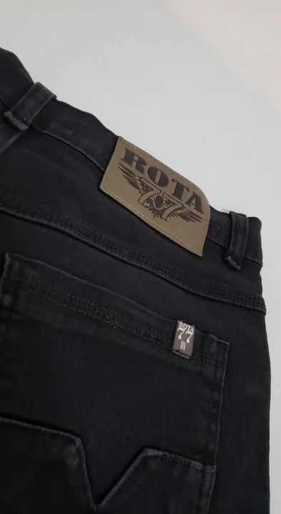 Calça Jeans Preta - Tamanho M - Foto 5