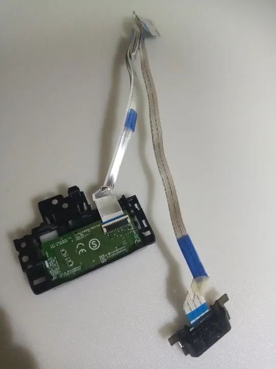 Placa Wi Fi + Botão liga desliga e cabo flat tv lg 43un7300psc - Foto 3