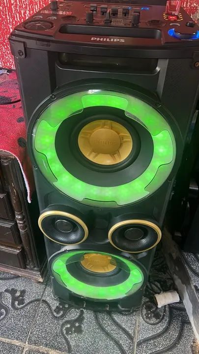 Caixa de Som Philips com Iluminação LED - Foto 3