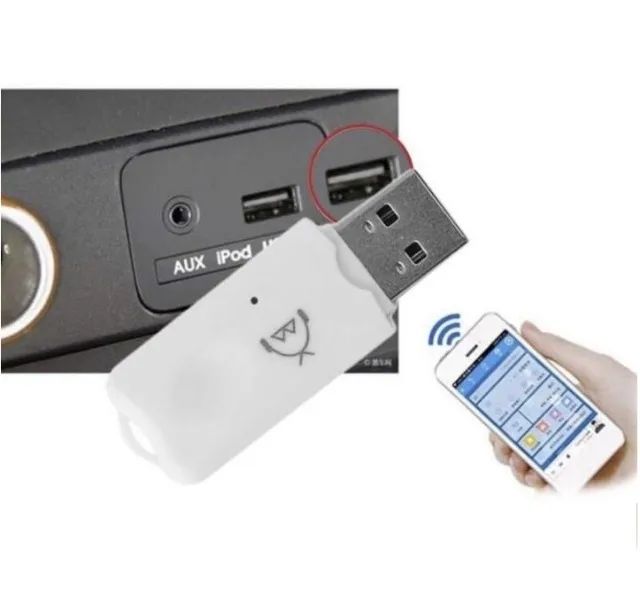 Adaptador Receptor Wifi Antena Bluetooth Receptor Musicas Wireless 25a38 - Foto 2