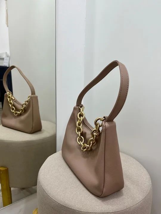 bolsa de ombro corrente areia