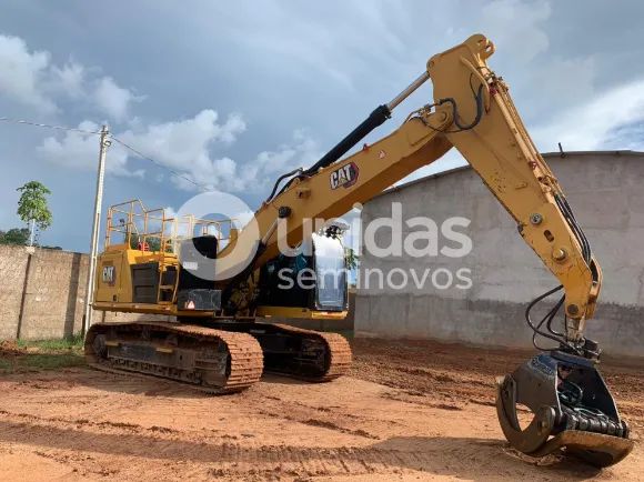 escavadeira florestal caterpillar 336 com garra florestal e cabine pantográfica - Foto 6