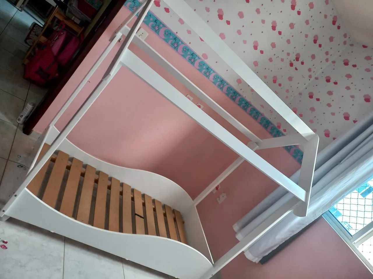 Cama montessoriana casinha com colchão ortobom - Foto 2