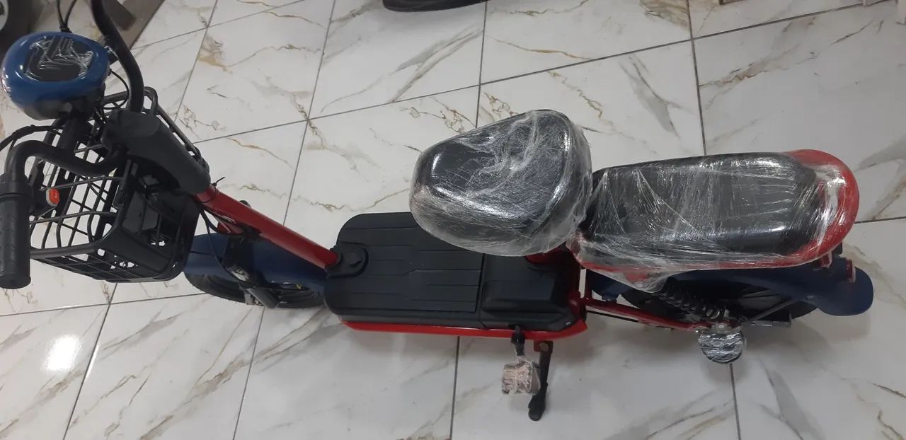 BICICLETA ELETRICA ZERO KM 800 WATTS TOP LINHA  - Foto 4