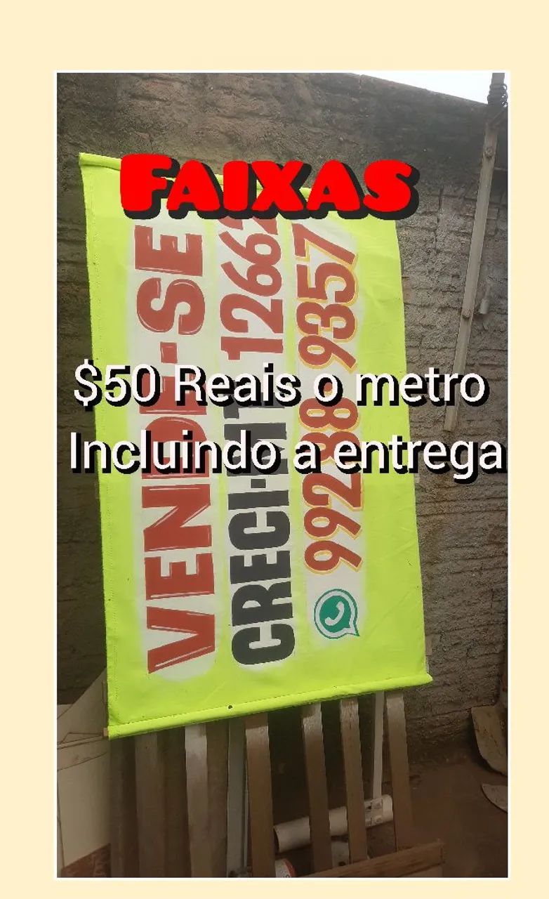 Letreiros, faixas e cavaletes de propaganda  - Foto 2