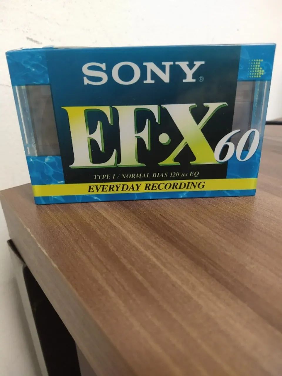 Fita Cassete Sony EF.X 60 Virgem Lacrada