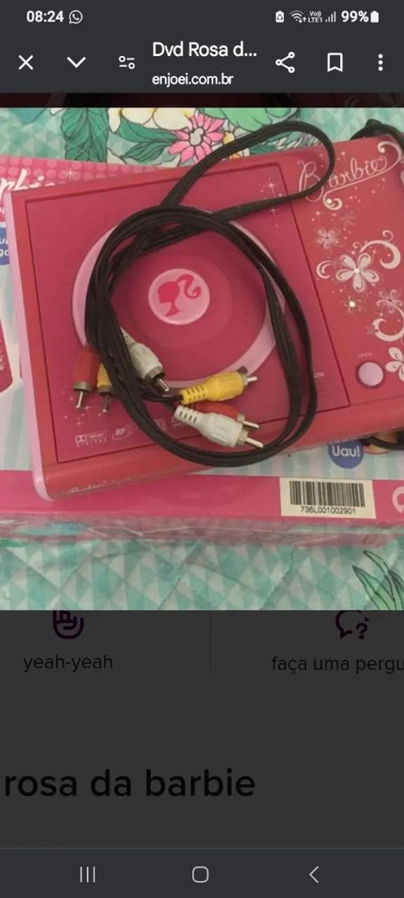 Dvd Tectoy Barbie Mattel. Conservado. Completo  - Foto 4