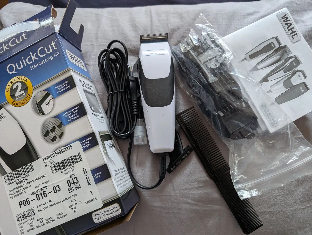Máquina de Cortar Cabelo Wahl QuickCut - Foto 6