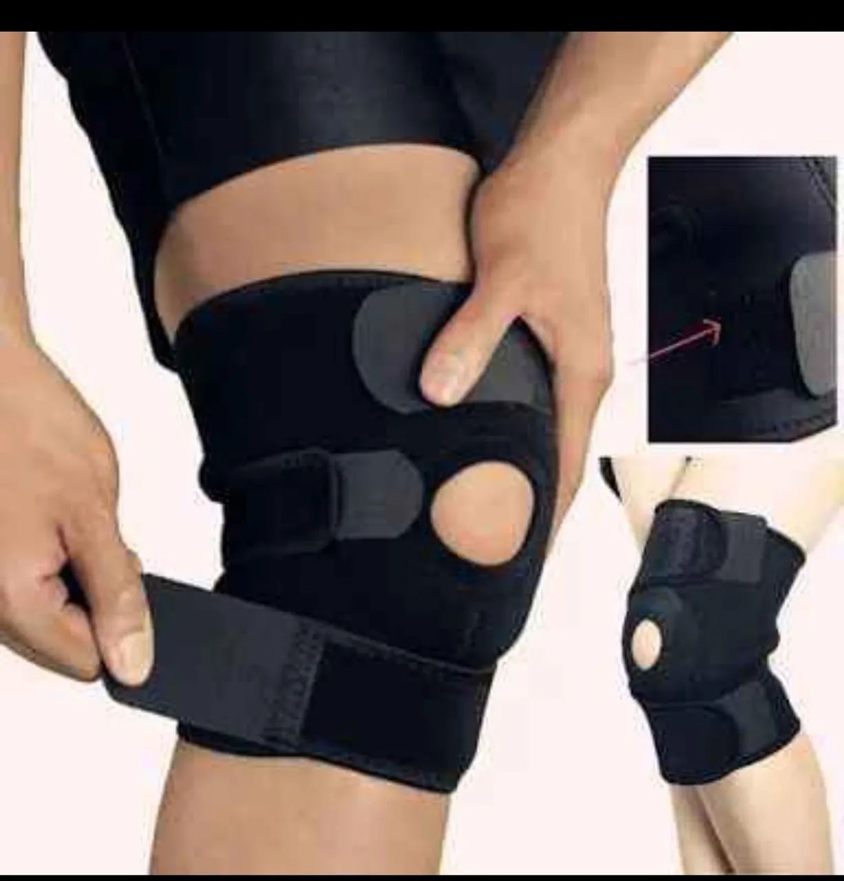 Joelheira Ajustável com Suporte Ajustavel