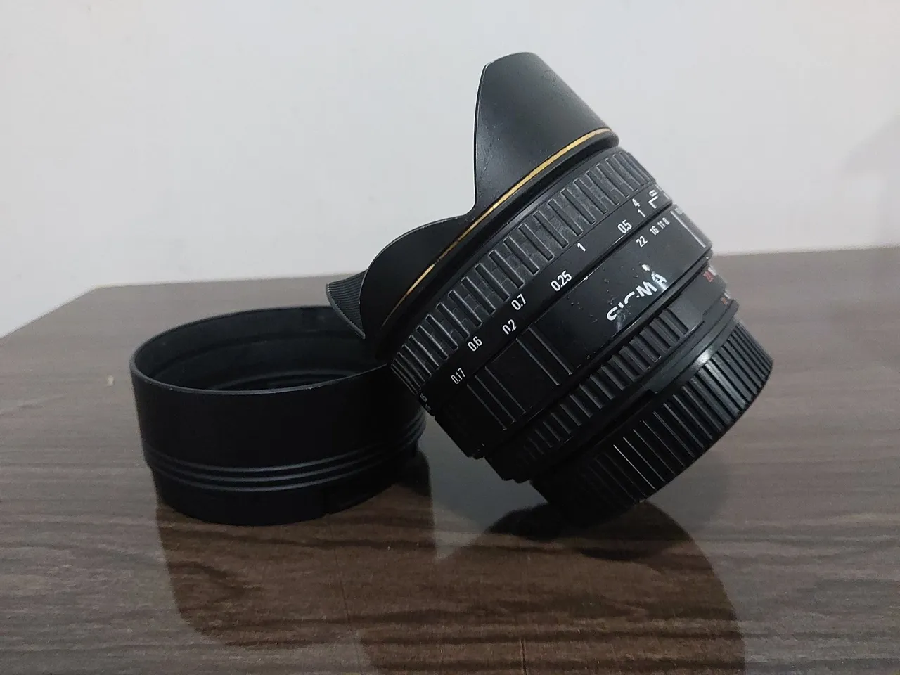 Lente Sigma 15mm fisheye para Nikon