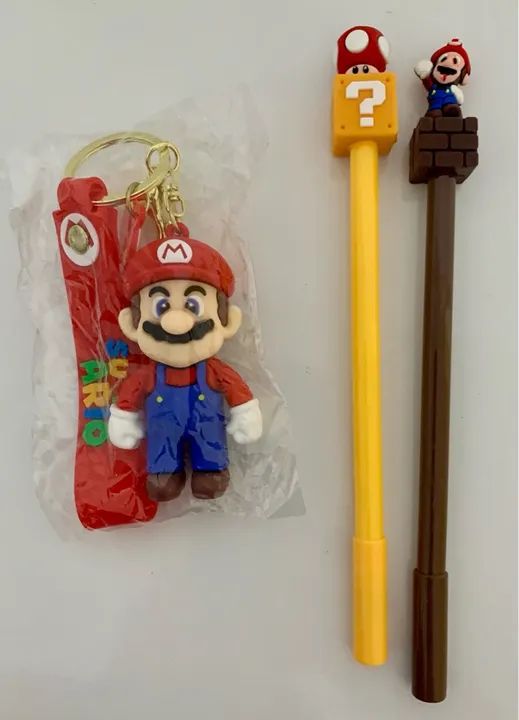 Canetas Mario Bros - Novas - Colecionador