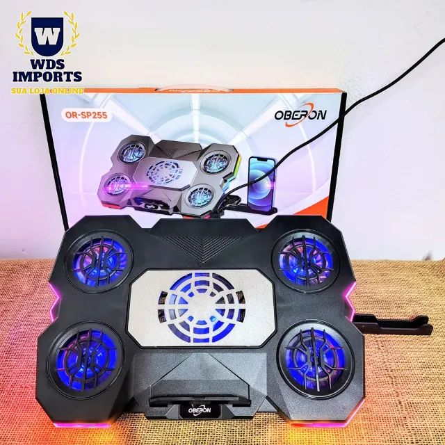 Suporte Mesa Notebook Gamer Rgb - Foto 4