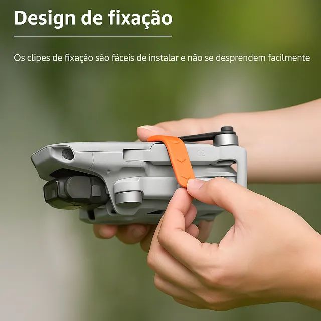 [Novo] Suporte de hélice para DJI Mini 4K/Mini 2 SE Suporte estabilizador de drone Cinto  - Foto 3