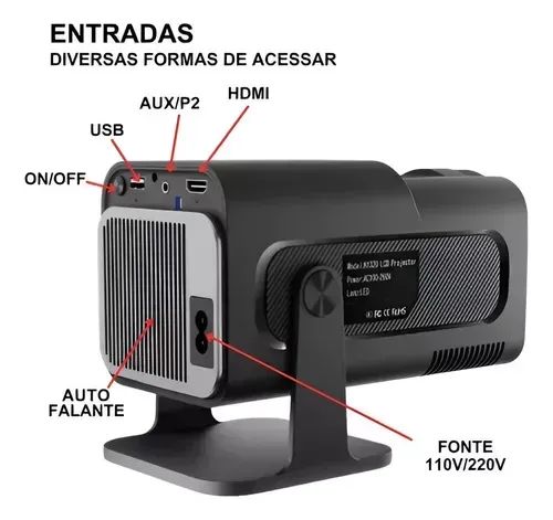 Projetor Portátil BM-F1121 Ultra Hd Smart Multimidia Cinema 4k - Foto 2