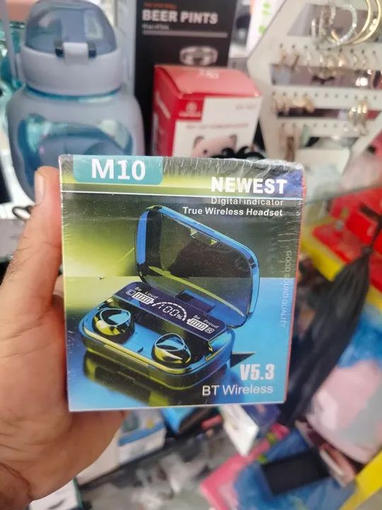 Fone de Ouvido Bluetooth TWS M10 - Novo - Bluetooth 5.3