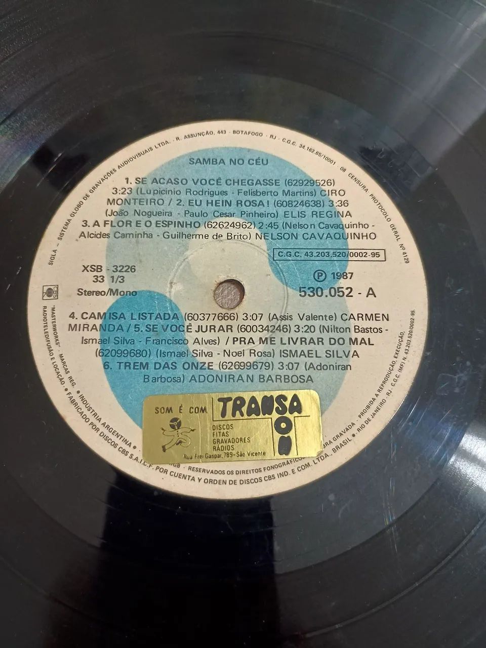 Disco de vinil samba no céu  - Foto 3