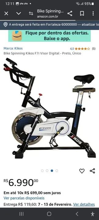 Bicicleta ergométrica kikos F7i - Foto 5