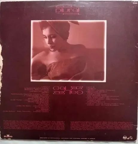 LP-Disco vinil-Gal Costa-Plural-Ano 1990-Com encarte - Foto 2