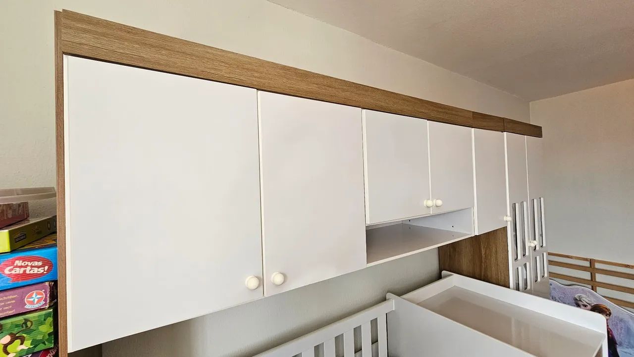 Berço 3 em 1 com armário - Foto 4