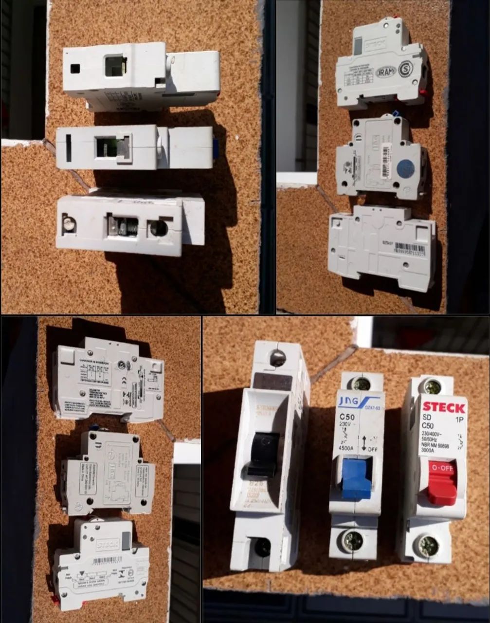 3 Disjuntores Elétricos FAVOR LER A DESCRIÇÃO!