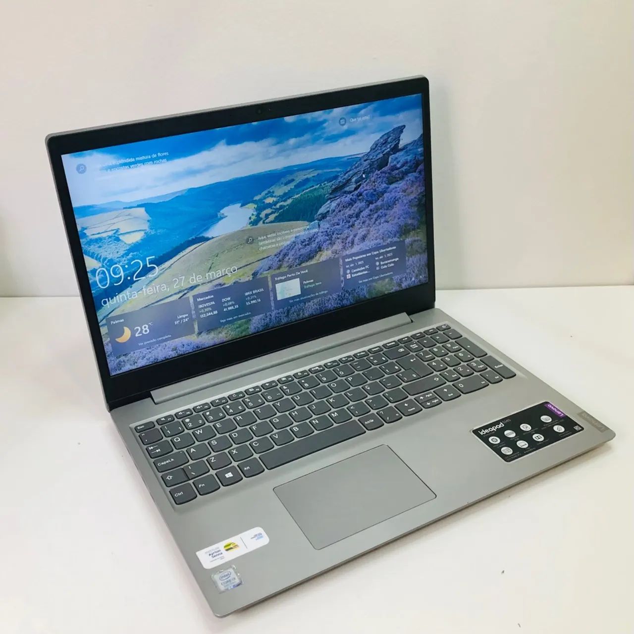 Notebook Lenovo, Intel Core i3, 8gb Memória, SSD 128gb, Hd 1TB, Tela 15.6, Bateria 5h30min