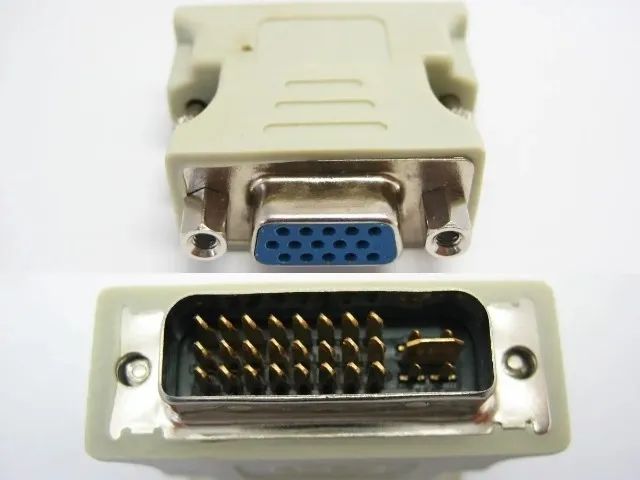 Adaptador Dvi-i 24+5 Pinos Macho P/ Vga 15 Pinos Femea - COD 1079 - Foto 5