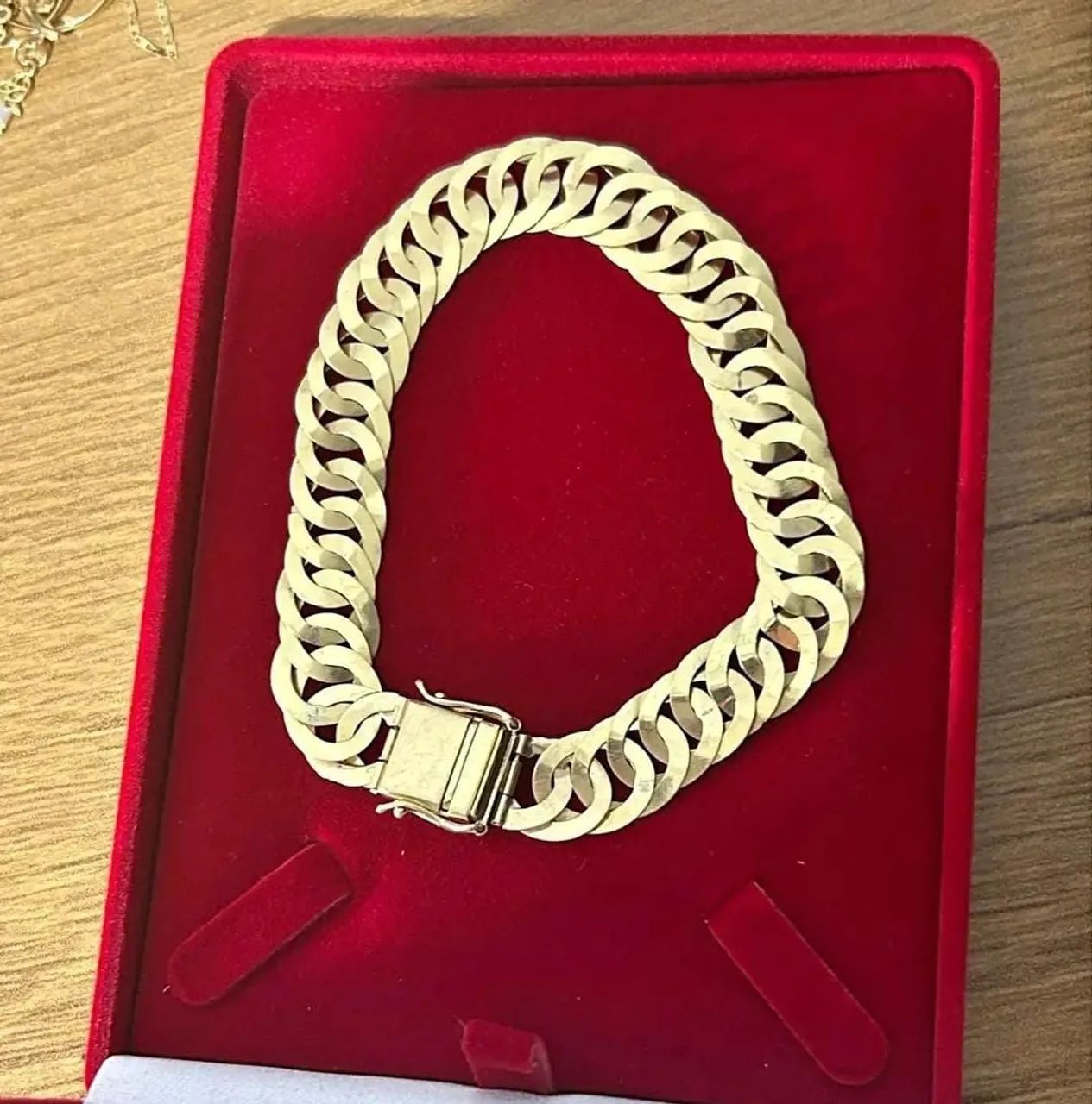 Ouro 18k - Jogo pulseira, cordao e pingente  - Foto 2