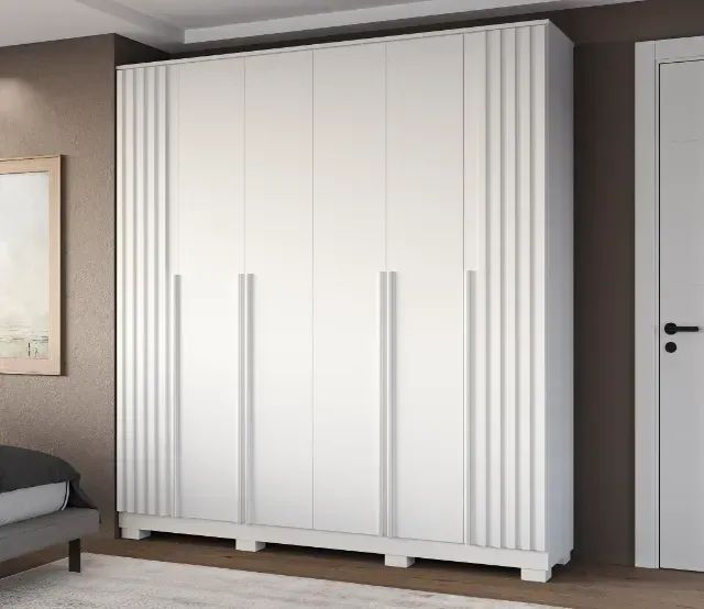 Guarda Roupa 6 Portas Jamile ACP, 100% MDF - Foto 3