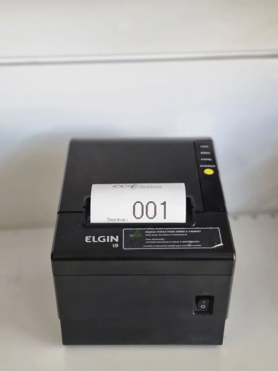 Impressora para Senhas Elgin i9- Configurada | Garantia e NF.
