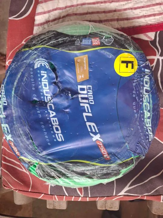 Cabo Elétrico DuFlex 750V 2,5 MM 100 metros cada.