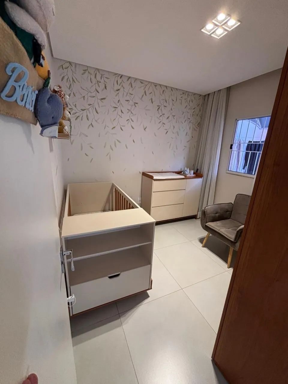 Berço multifuncional Bkids off white freijó eco wood - Matic - Foto 6