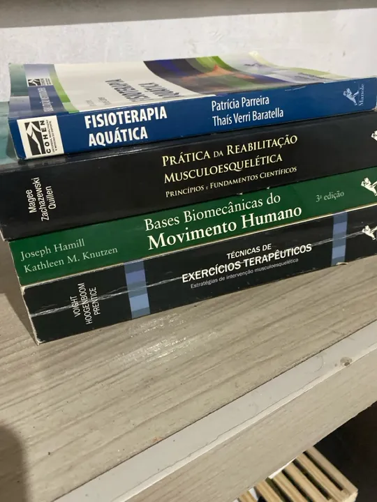 Livros de Fisioterapia - 4 Volumes