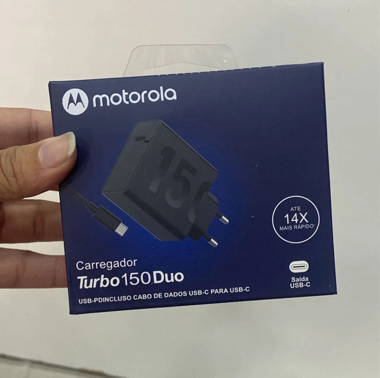 Carregador Motorola Turbo 150 Duo