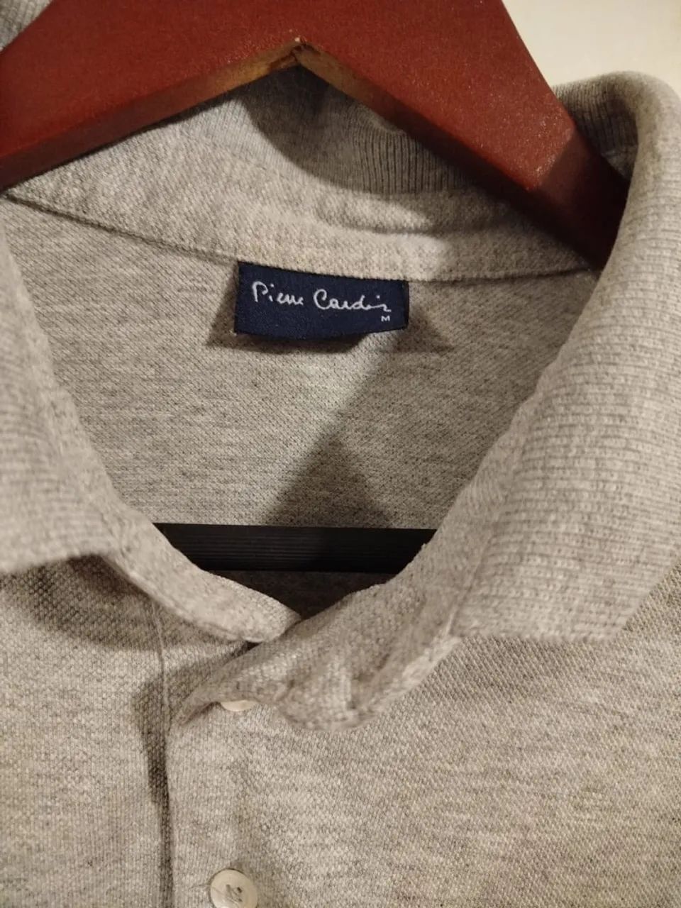 Camisa Polo Pierre Cardin Cinza - Foto 3