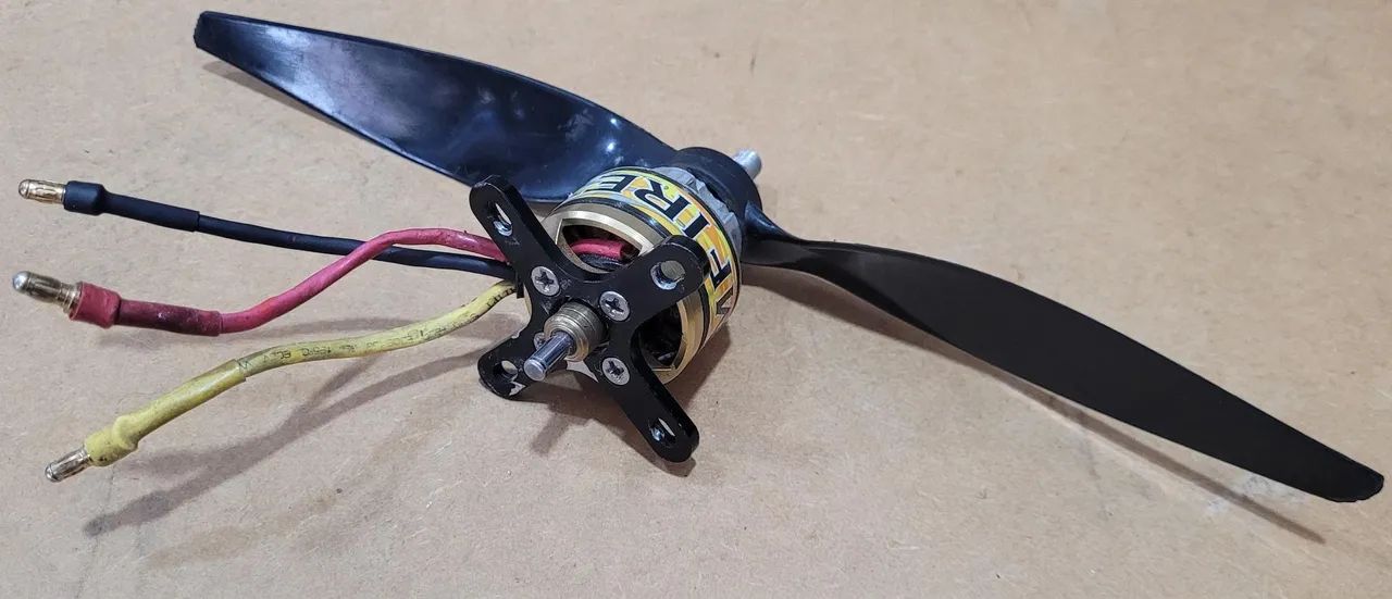 Motor brushless Outrunner RimFire 1250kv aeromodelo 3s - Foto 3
