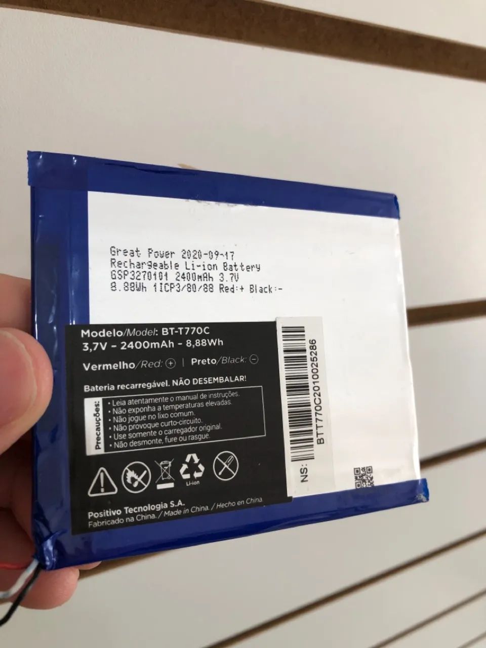 Bateria de tablet positivo 