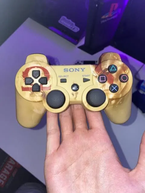 Controle PS3 Original Sony God of War + Caixa | Raridade Colecionável!