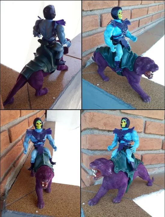 Pantera Phantor e esqueleto He Man<br>LEIA O ANÚNCIO 