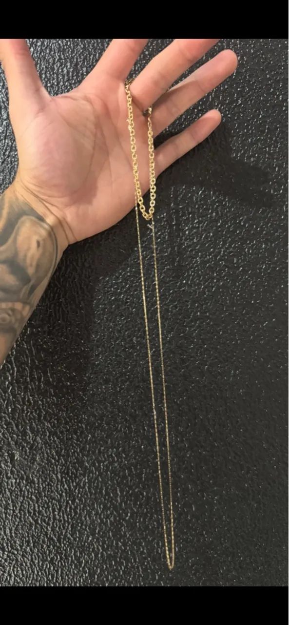 Corrente e pulseira de ouro 18k - Foto 2