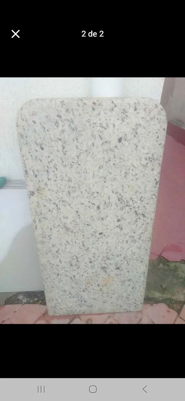 Pedra de mármore medindo 50cm por 1 metro de comprimento  - Foto 2