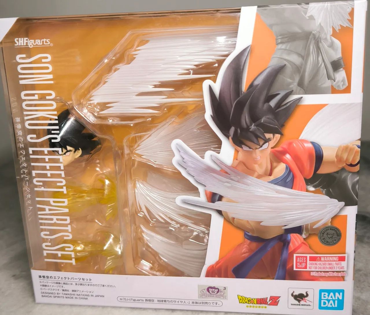 Efects Goku shfiguarts original lacrado
