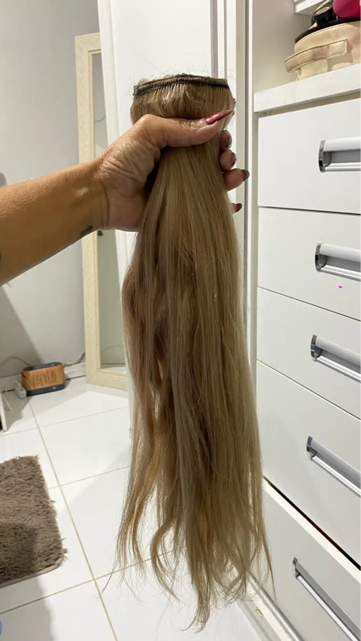Mega Hair cabelo loiro humano