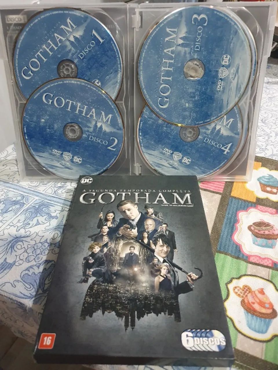 Coleção Box DVD Gotham com 2 temporadas (12 Discos) Original - Foto 5