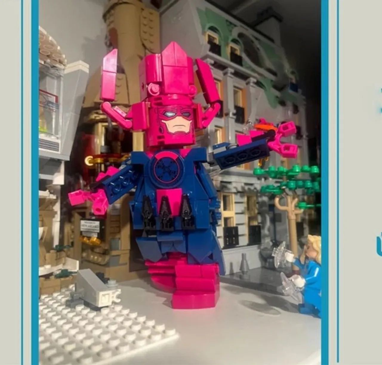 Galactus Devorador de Mundos - Miniatura de Blocos Marvel (15cm) - Foto 3
