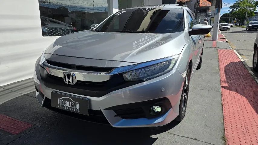 Honda Civic Touring 1.5 Turbo automático 2016/17 - Com teto solar! Excelente estado! - Foto 3