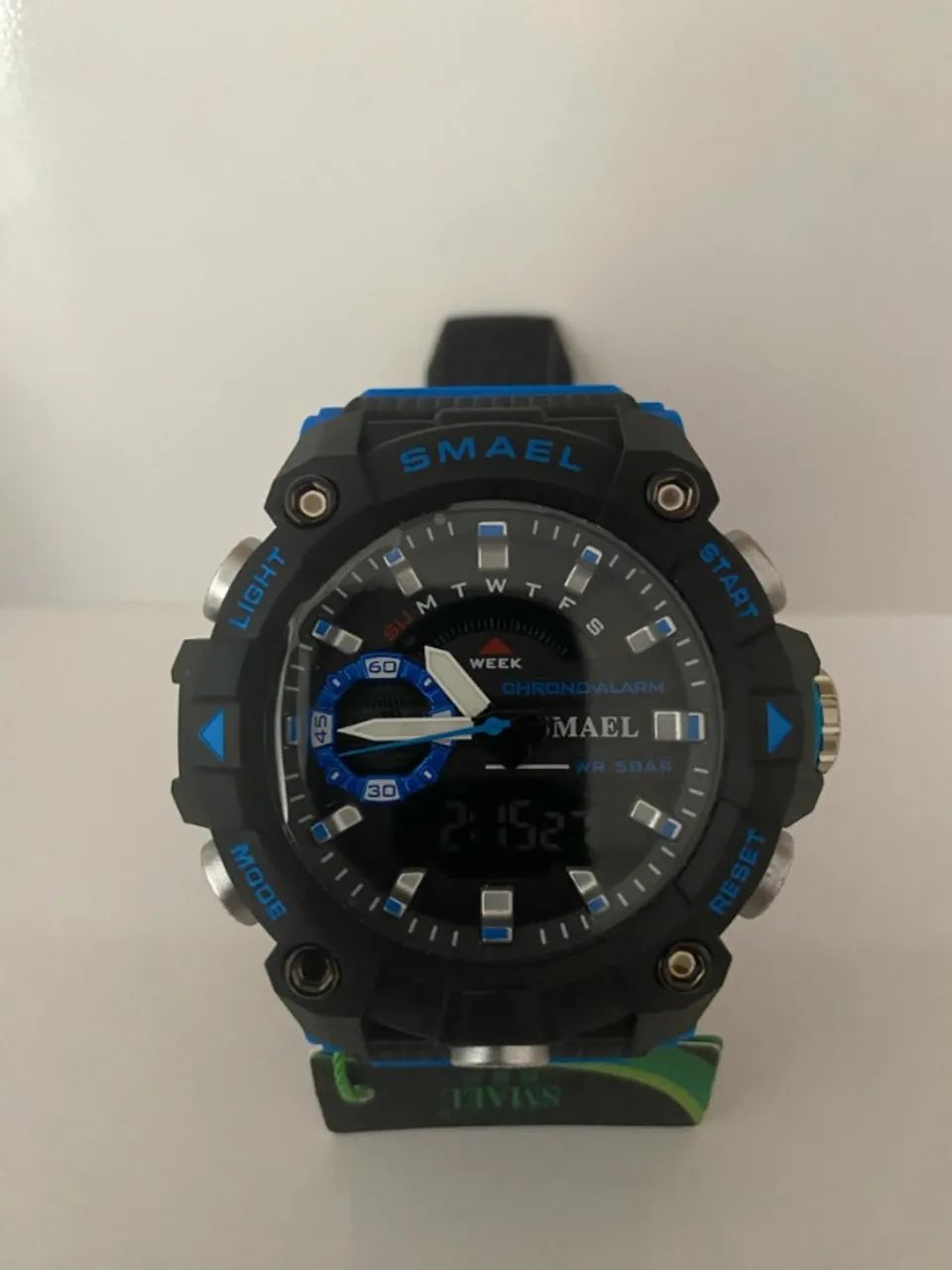 MAEL-Relógio de pulso impermeável Dual Time Display para homens, relógio esportivo  - Foto 6