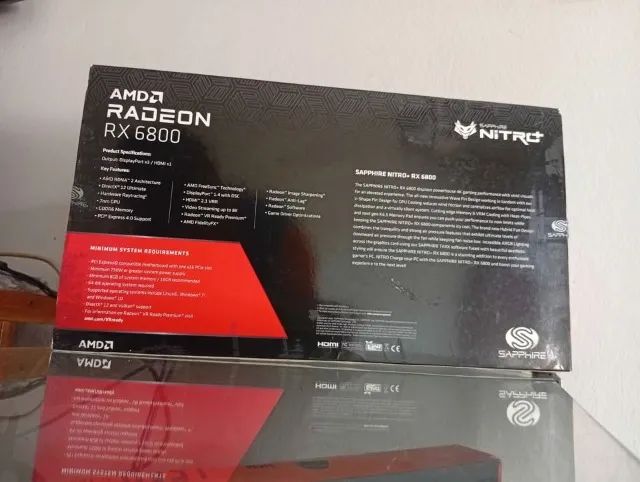 RX 6800 16GB GDDR6 Nitro+ *Analiso troca em placa inferior com volta... - Foto 6