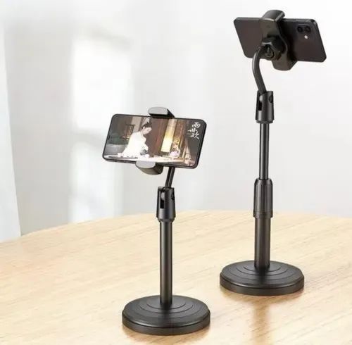 Suporte Tripé Para Mesa Celular Mini Pedestal Ajustável 360°