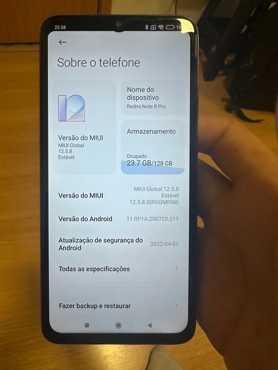 Redmi Note 8 Pro 6GB de ram 128Gb